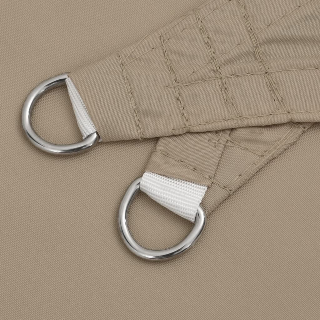 Sunshade Sail Oxford Fabric Square 4x4 m Taupe