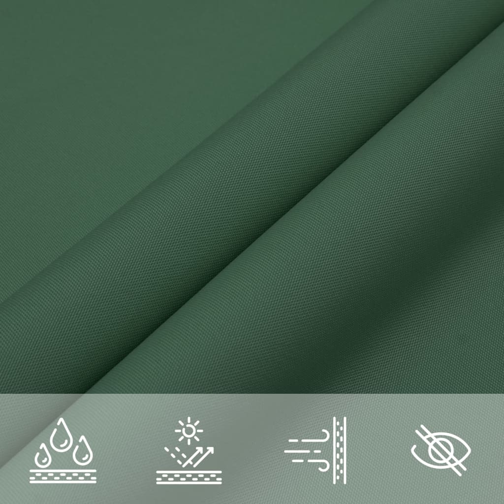 Sunshade Sail Oxford Fabric Triangular 4x4x5.8 m Dark Green