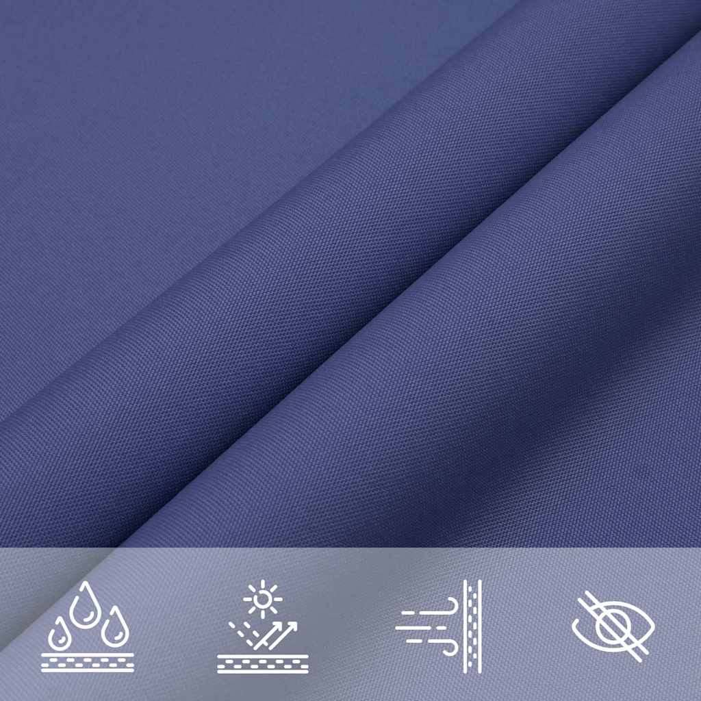 135554 vidaXL Sunshade Sail Oxford Fabric Triangular 2,5x2,5x3,5 m Blue