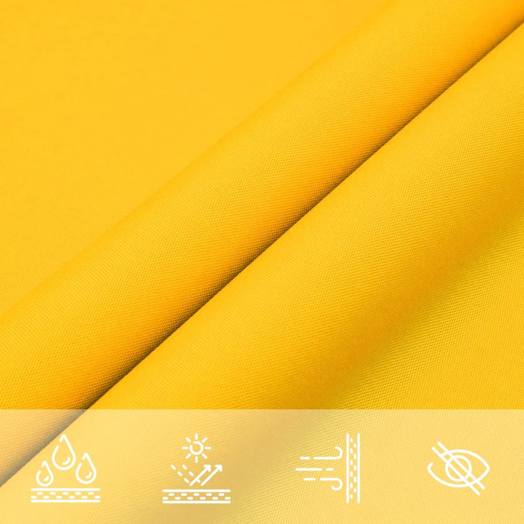 Sunshade Sail Oxford Fabric Rectangular 2.5x3 m Yellow