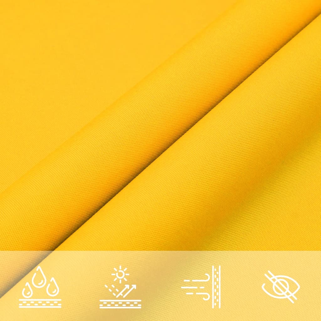 Sunshade Sail Oxford Fabric Rectangular 4x7 m Yellow