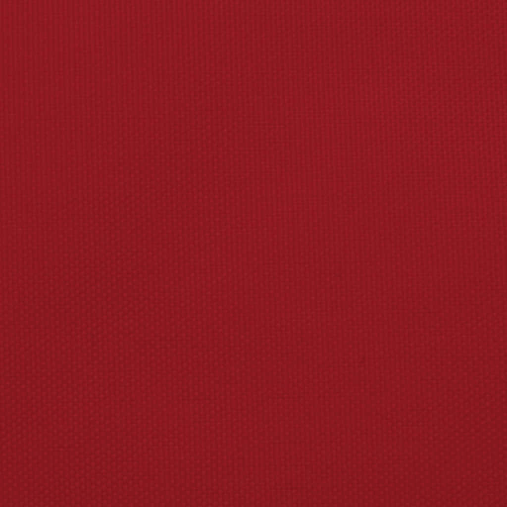 135633 vidaXL Sunshade Sail Oxford Fabric Square 3,6x3,6 m Red