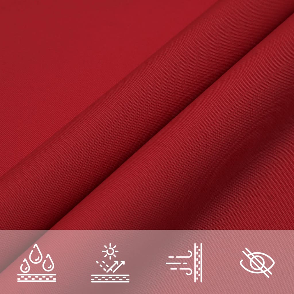 Sunshade Sail Oxford Fabric Rectangular 2x2.5 m Red