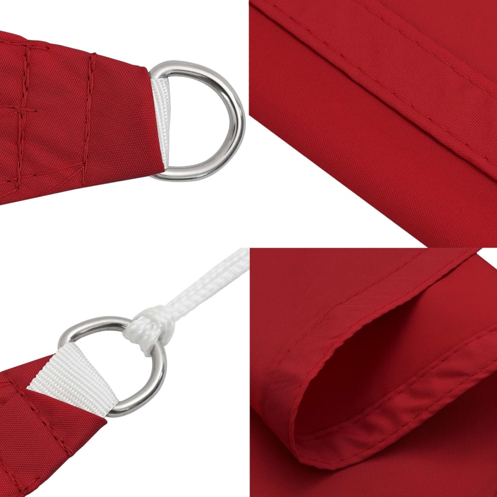 Sunshade Sail Oxford Fabric Rectangular 2.5x3.5 m Red
