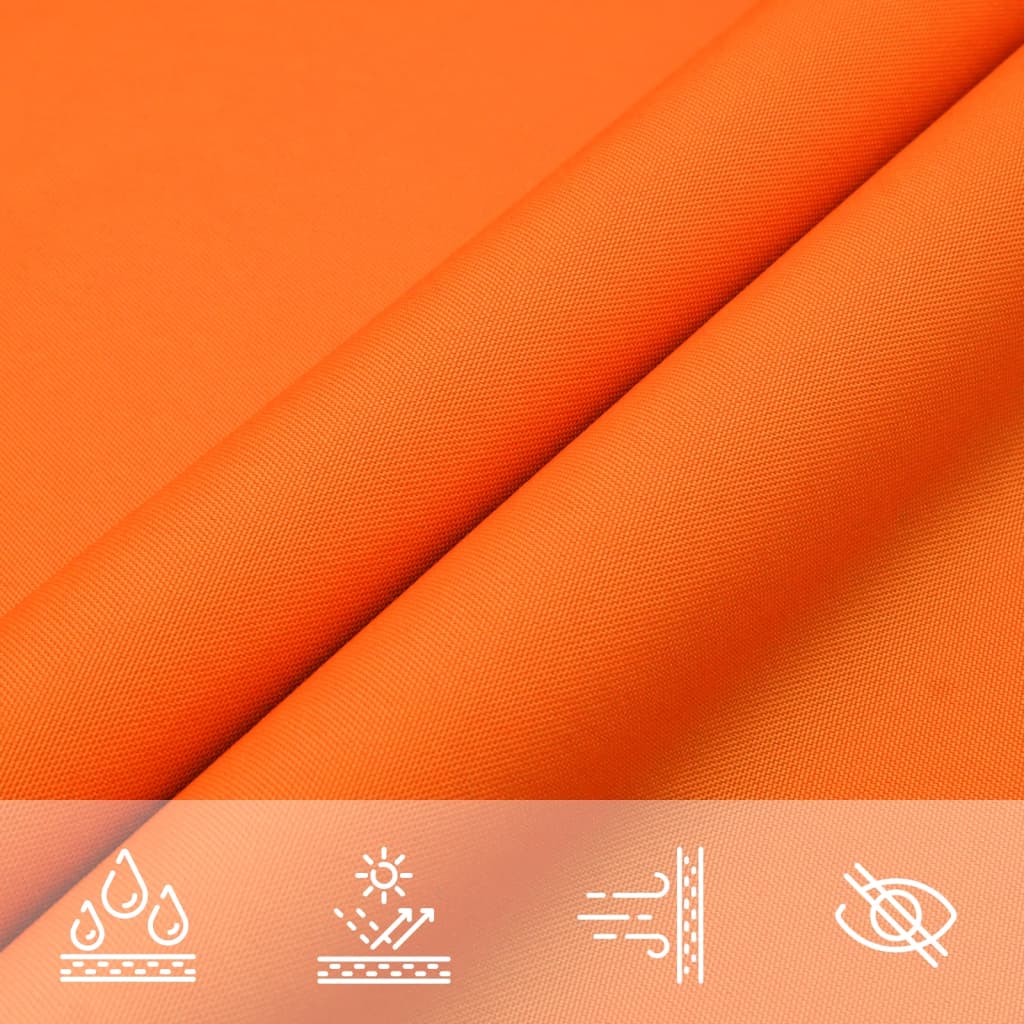 Sunshade Sail Oxford Fabric Rectangular 2x4.5 m Orange
