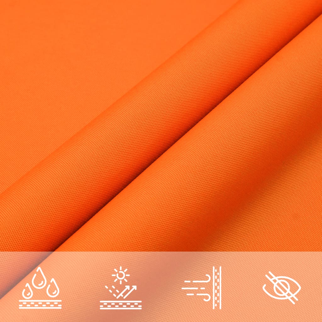Sunshade Sail Oxford Fabric Rectangular 2x5 m Orange