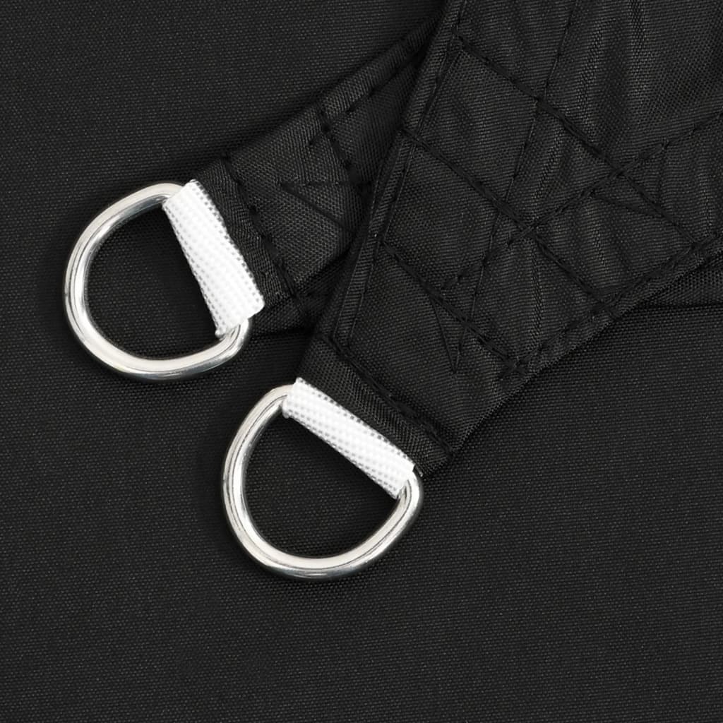 Sunshade Sail Oxford Fabric Rectangular 6x8 m Black