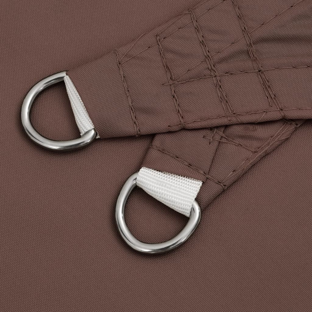 Sunshade Sail Oxford Fabric Square 4x4 m Brown