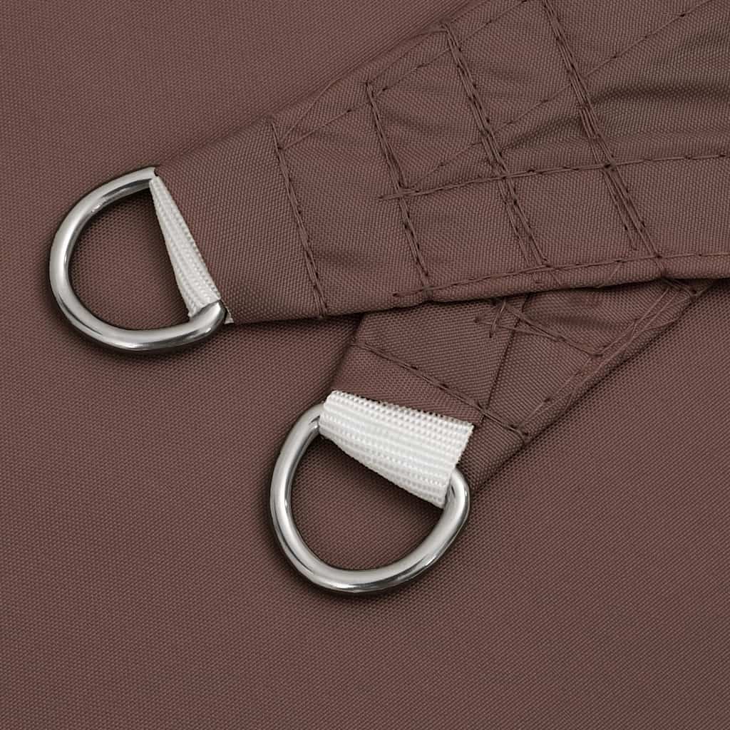 Sunshade Sail Oxford Fabric Rectangular 4x6 m Brown