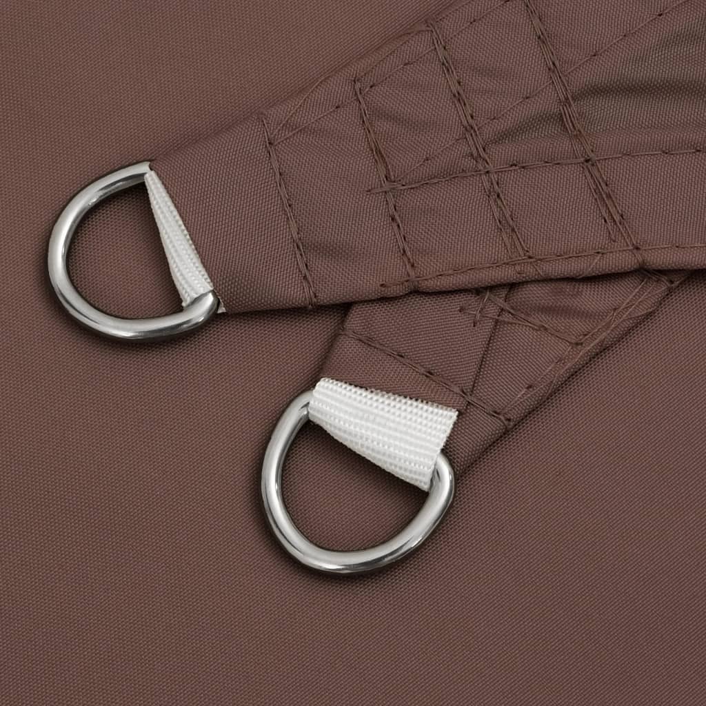 Sunshade Sail Oxford Fabric Triangular 3.6x3.6x3.6 m Brown