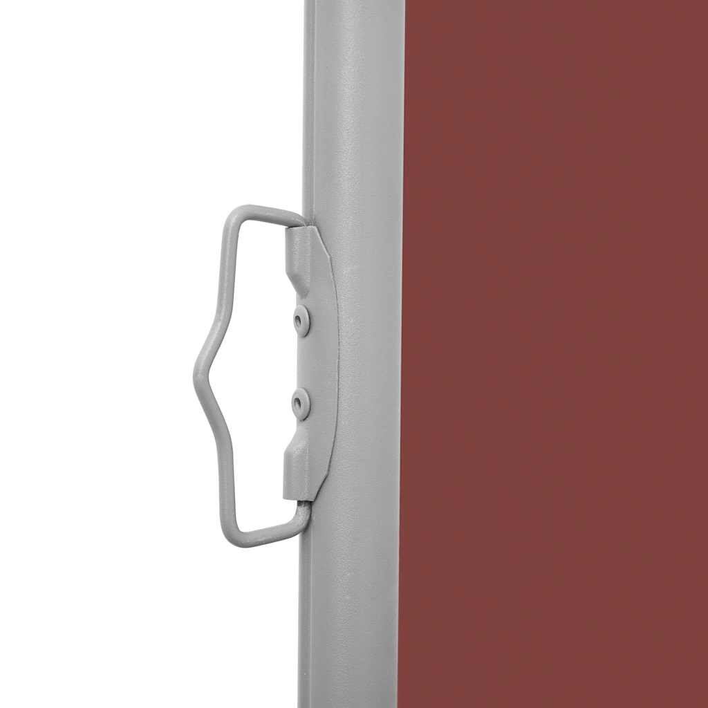 Patio Retractable Side Awning 140x1200 cm Brown