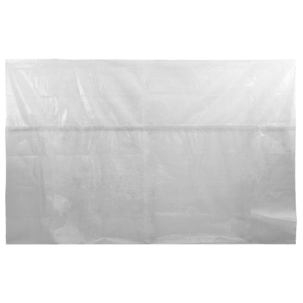 Pool Cover | Grey | Thick PE film with air chambers | Large | Lightweight