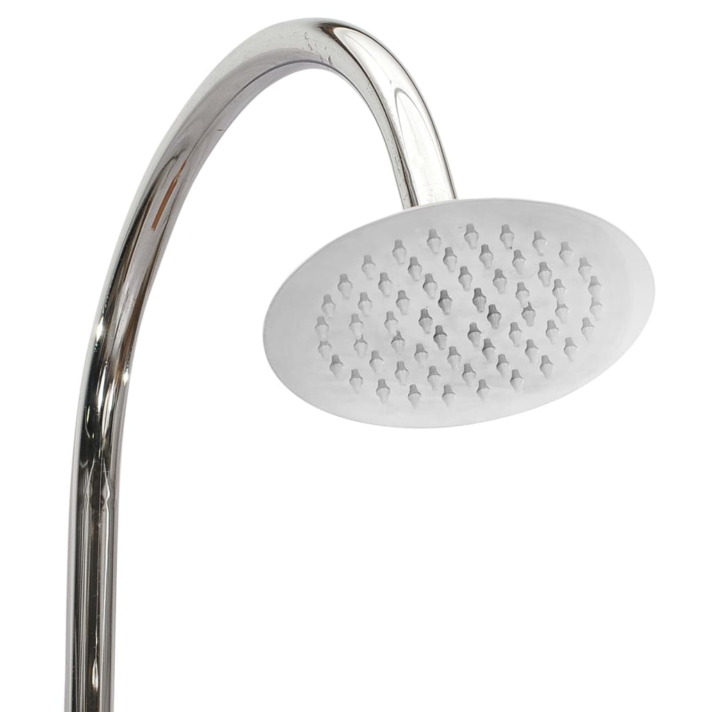 Garden Shower | Teak | Teak wood, stainless steel | 75x75x210 cm