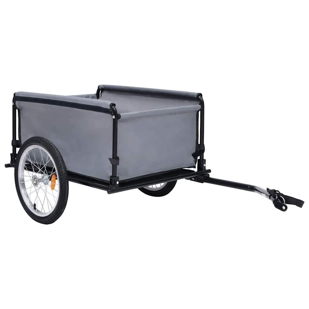 Bike Trailer Grey and Blue 65 kg
