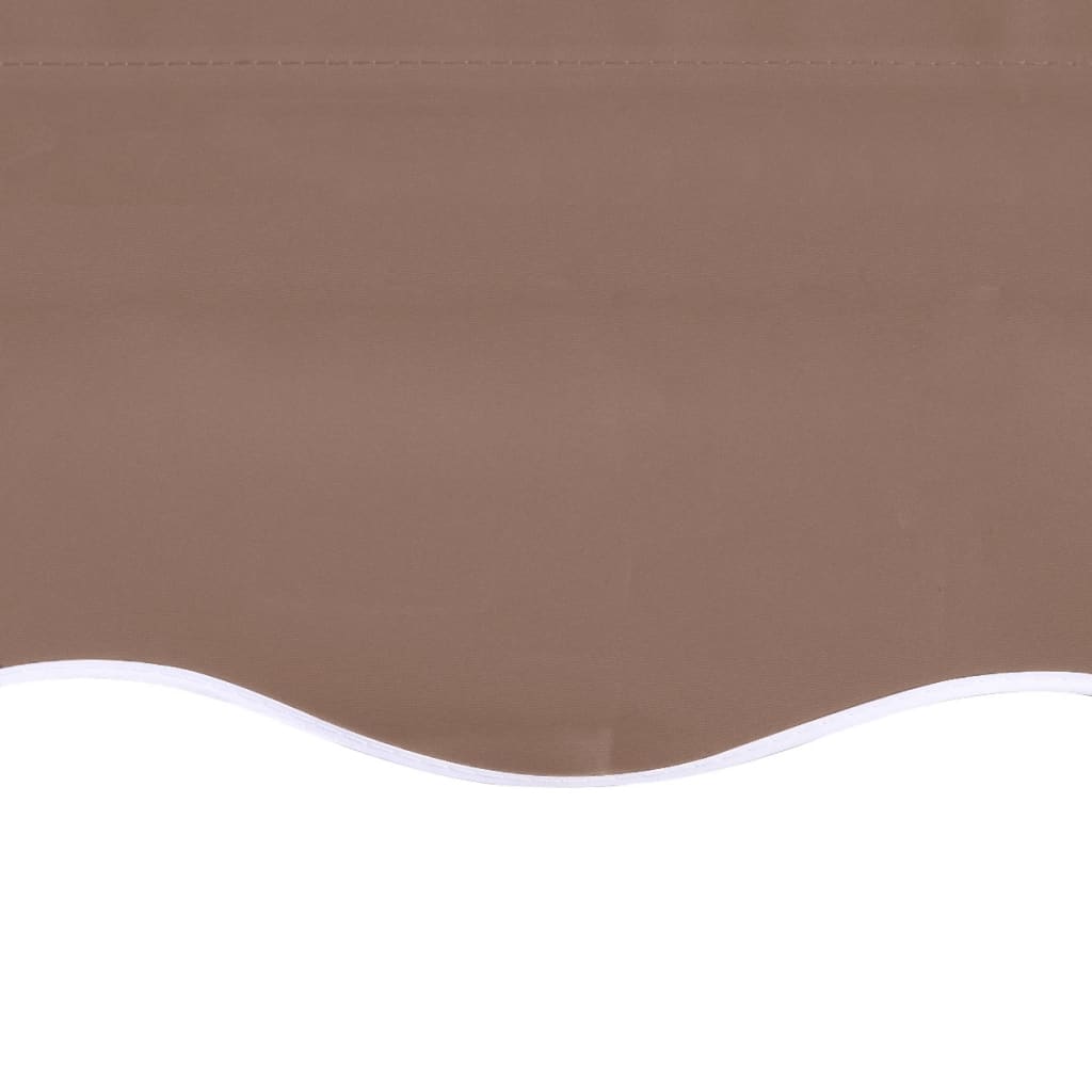 Awning Replacement Fabric Brown 380x295 cm Polyester