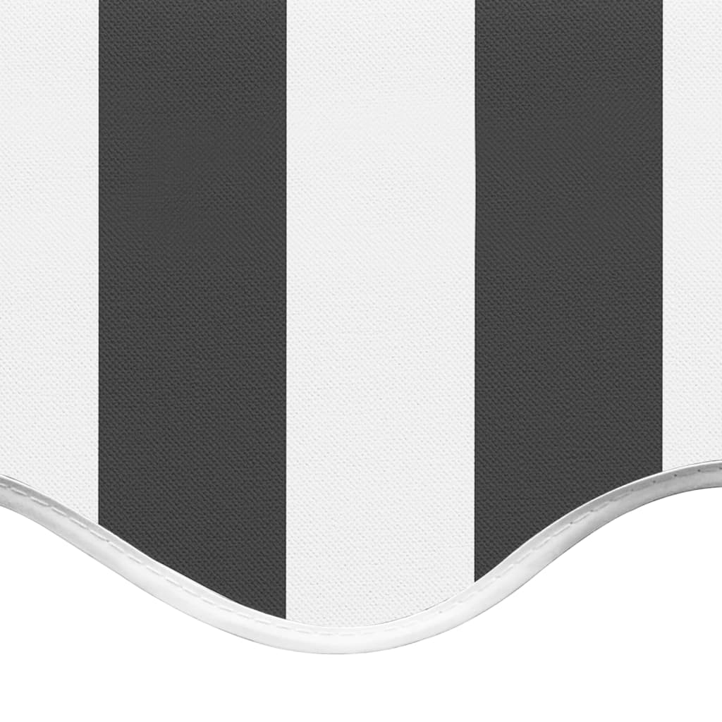 Awning Replacement Fabric Anthracite and White 480x295 cm Polyester