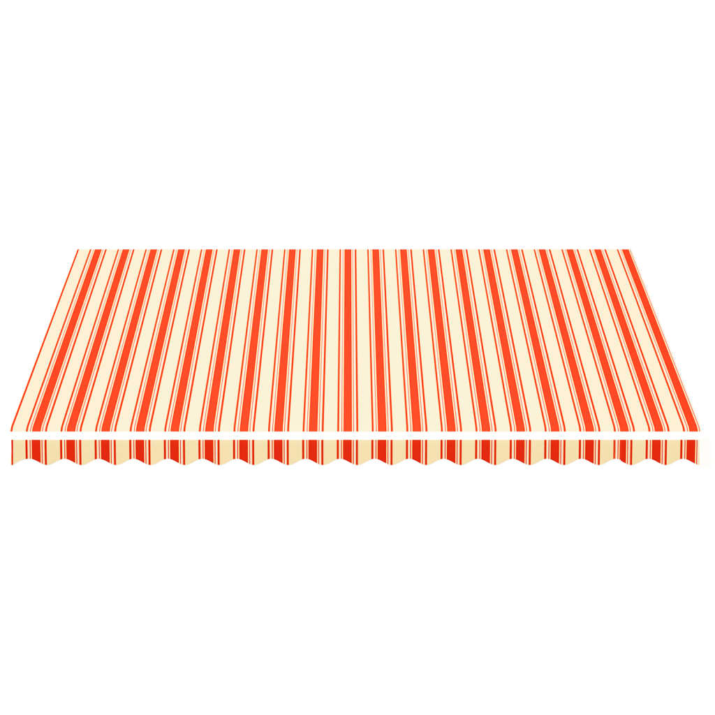 Awning Replacement Fabric Yellow and Orange 4.5x3.5 m Polyester