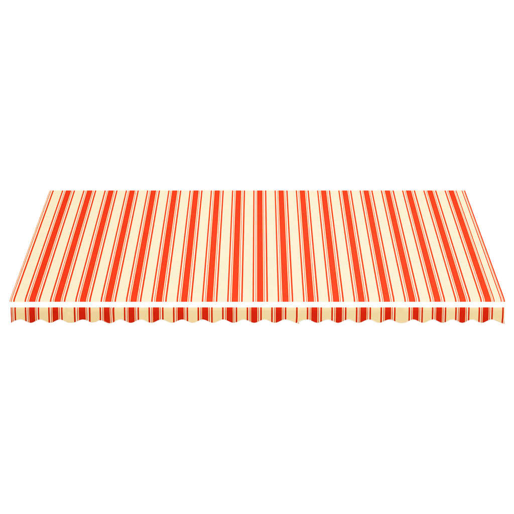 Awning Replacement Fabric Yellow and Orange 580x345 cm Polyester