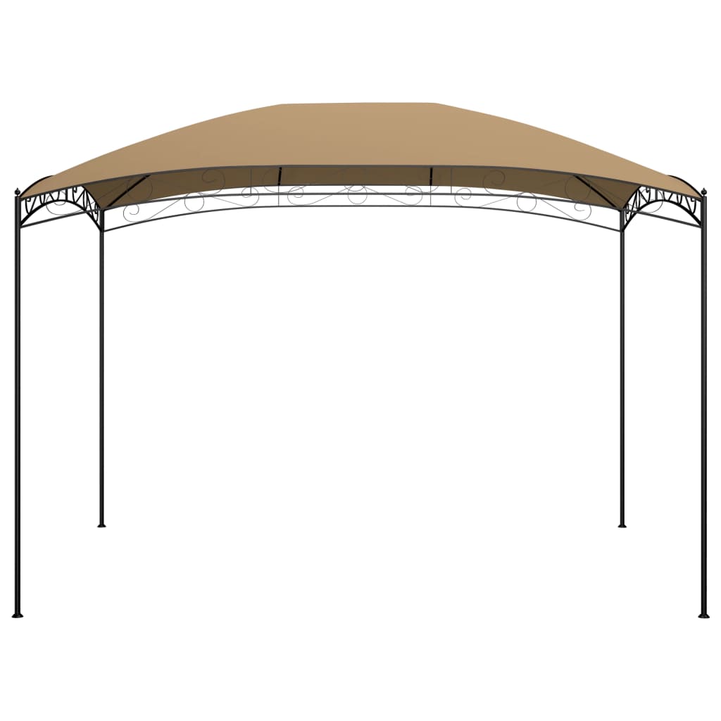 Gazebo | Taupe | Steel | Large | Durable | Gazebo | Rectangular