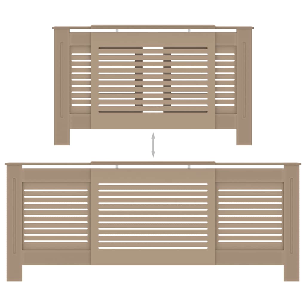 325554 vidaXL MDF Radiator Cover 205 cm