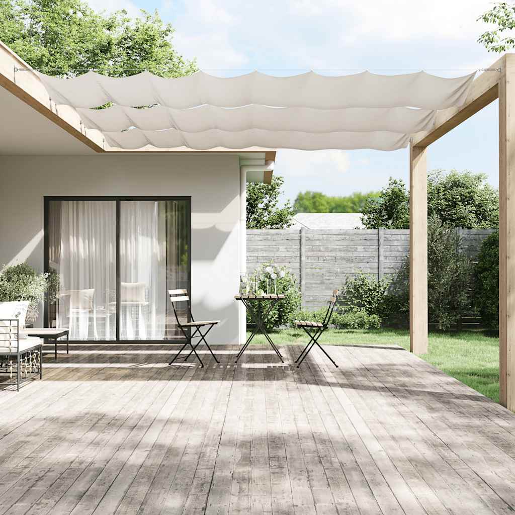 Vertical Awning White 140x800 cm Oxford Fabric