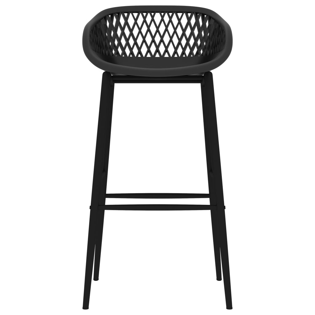 7 Piece Bar Set Black