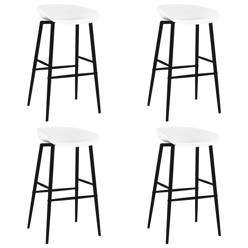 5 Piece Bar Set White