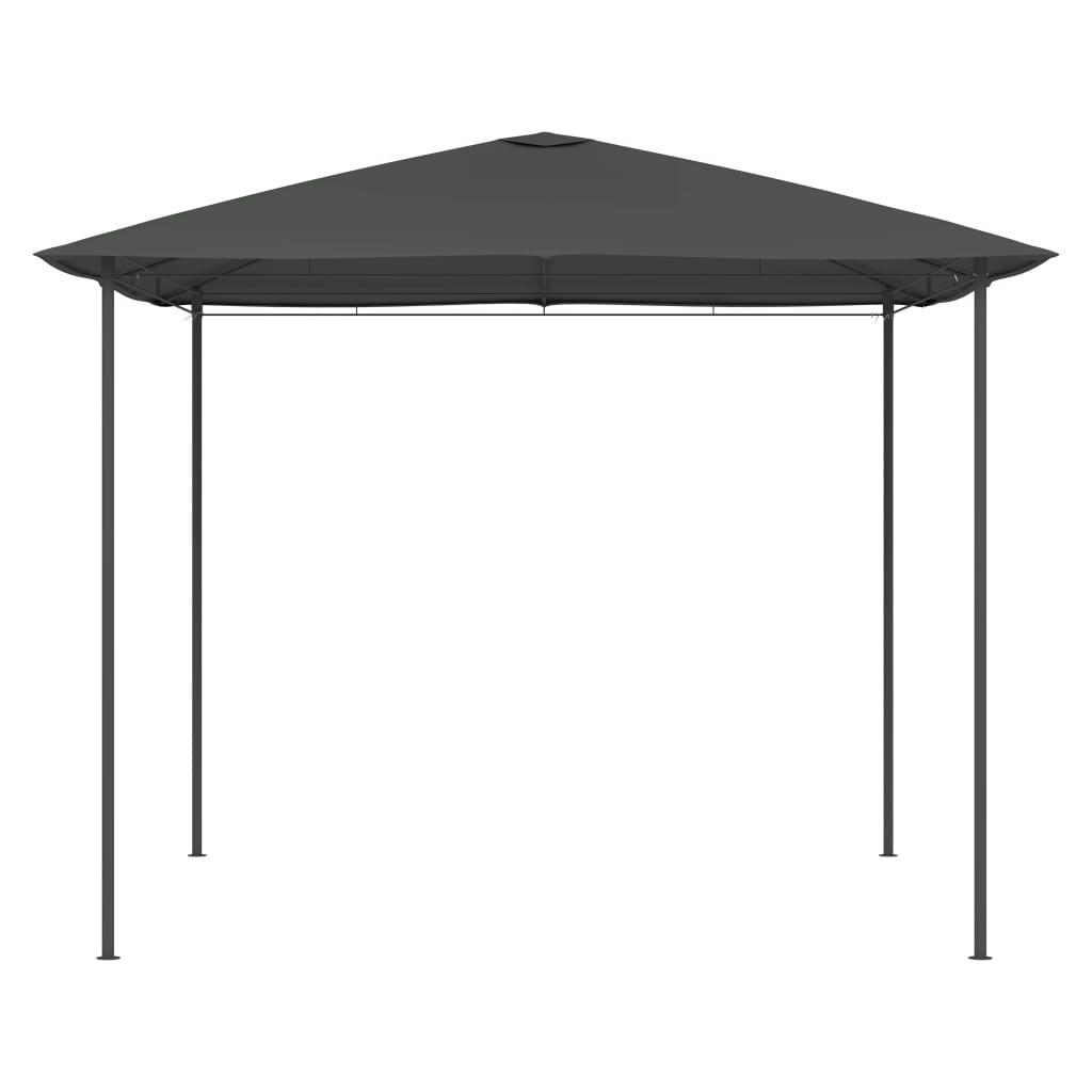 Gazebo | Anthracite | Steel | 3x3 m | Gazebo | Square | Modern