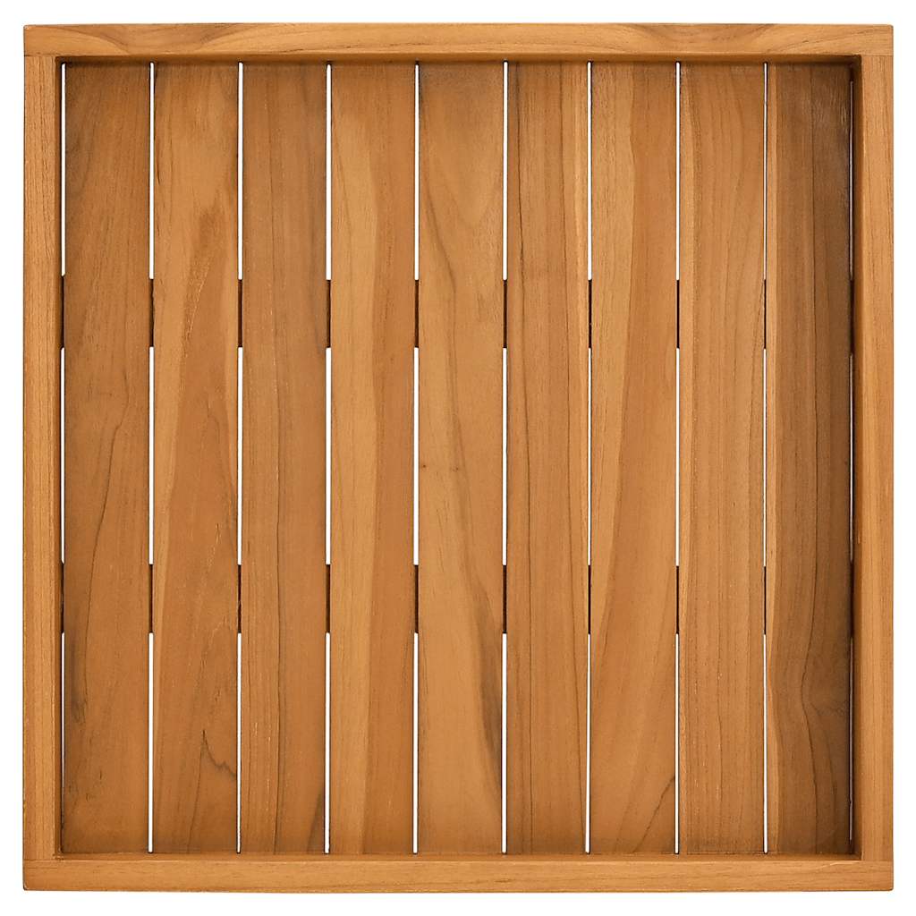 Serving Tray 50x50 cm Solid Teak Wood