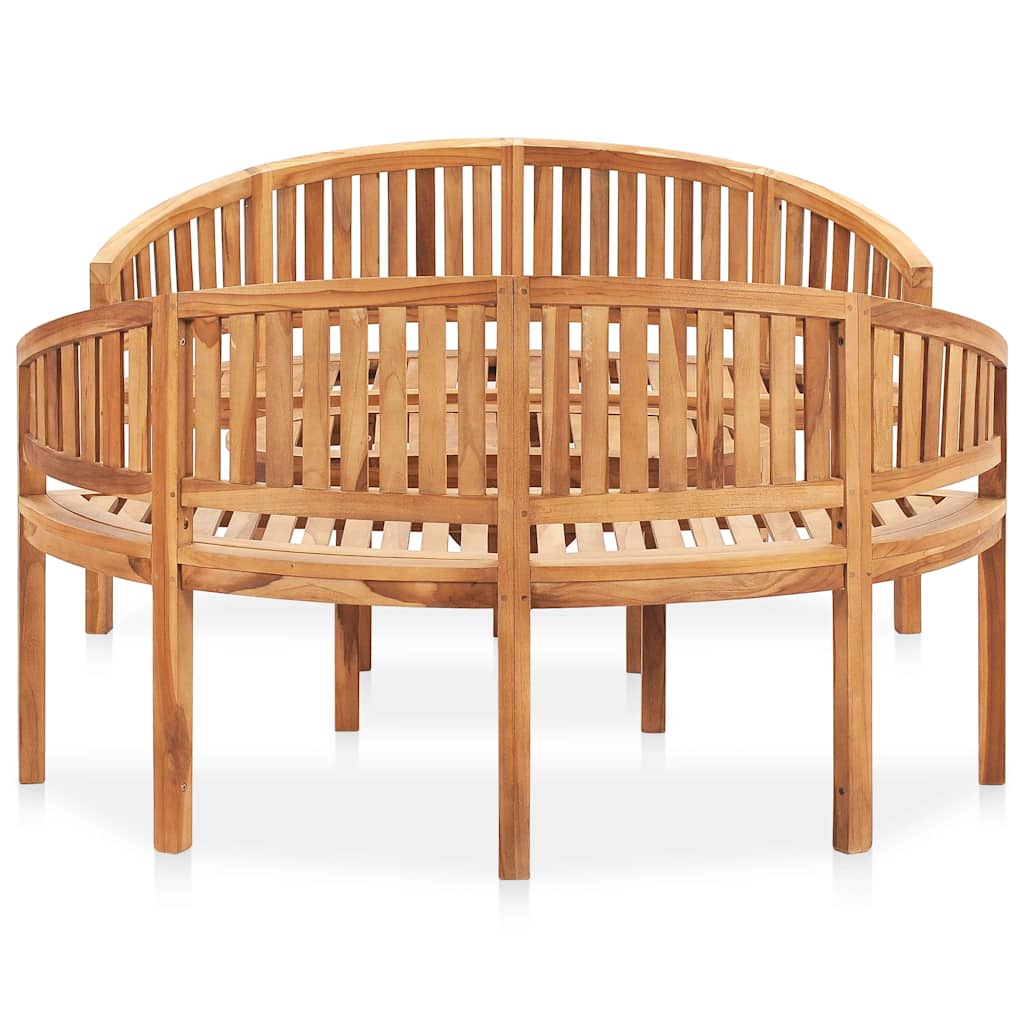 3 Piece Banana Garden Lounge Set Solid Teak Wood