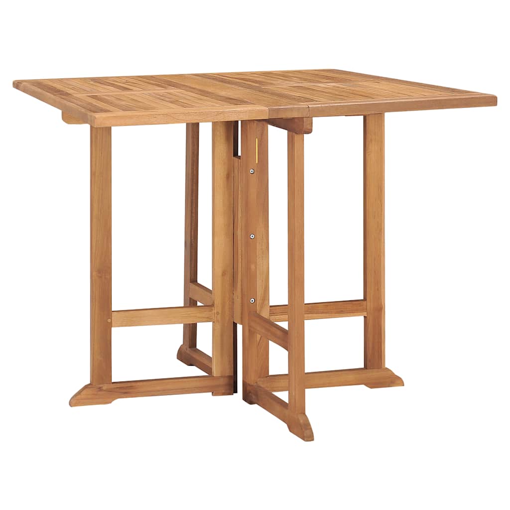 Outdoor Dining Set | Natural teak | Teak wood | Medium |  Foldable