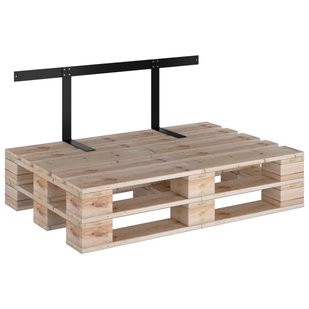 Backrest For Pallet Sofa | Black | Iron | Medium | Durable