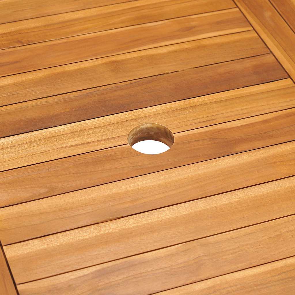Garden Dining Set | Natural teak | Fine sanded teak hardwood | Large
