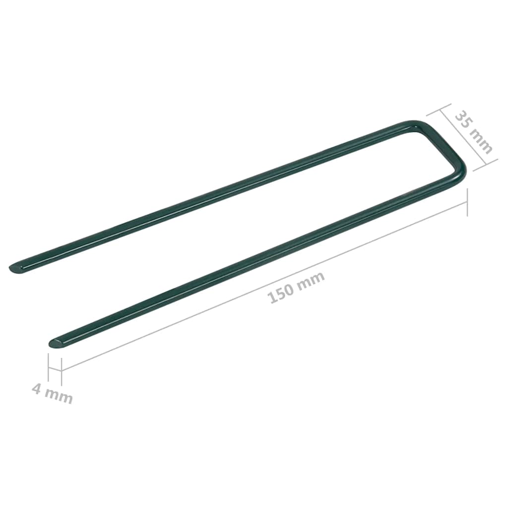 Nails for Artificial Grass 100 pcs U-shape Iron