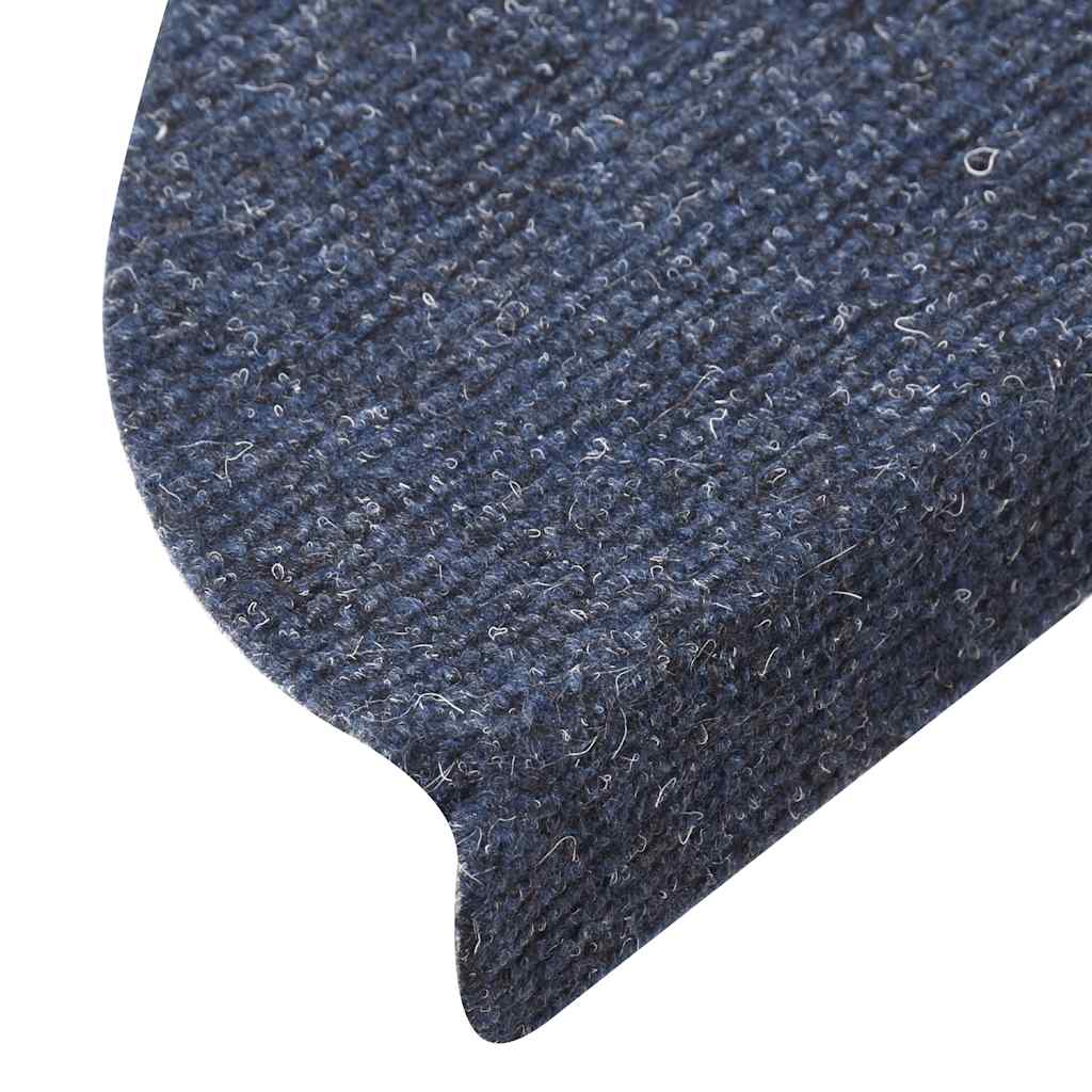 Stair Mat | Set of 5 | Blue | Needle-punched fabric | 56 x 17 x 3 cm