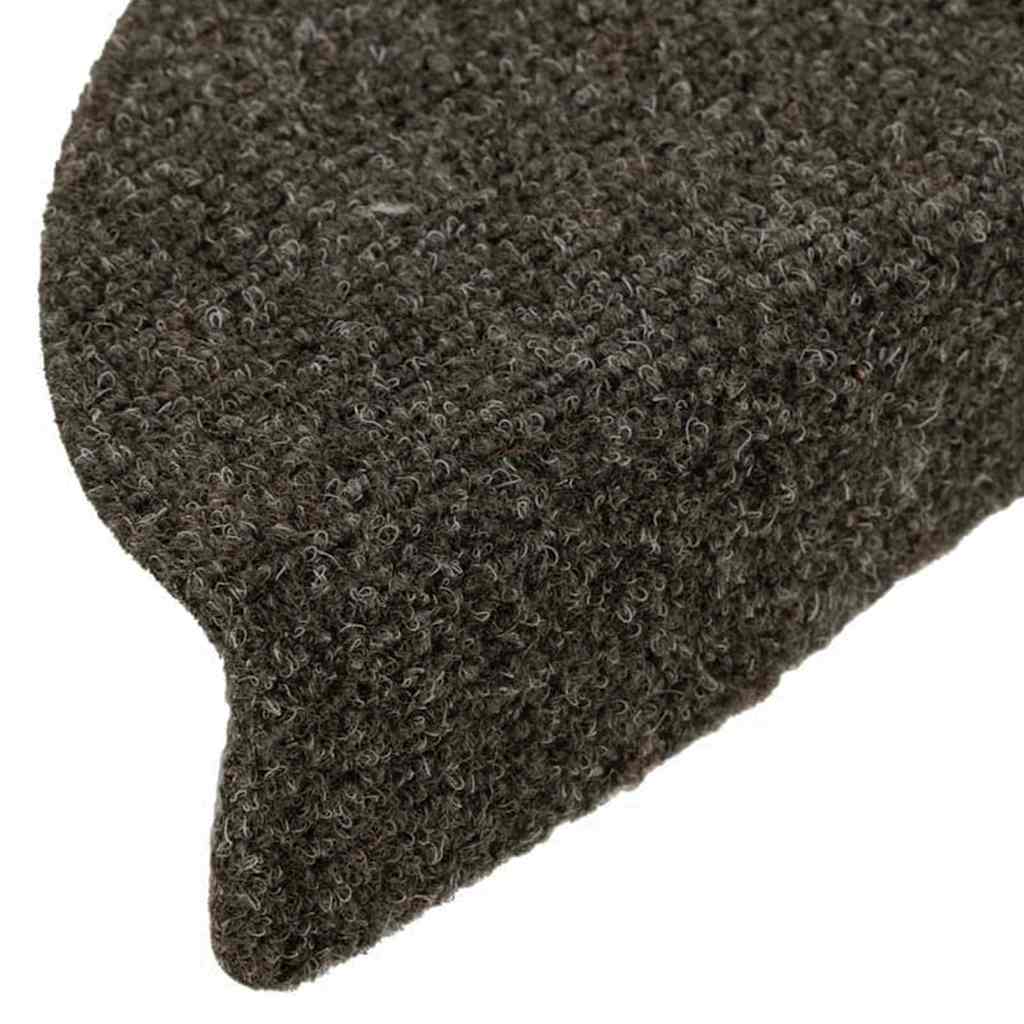 Stair Mat | Set of 10 | Anthracite | Needle-punched fabric (100% PP)