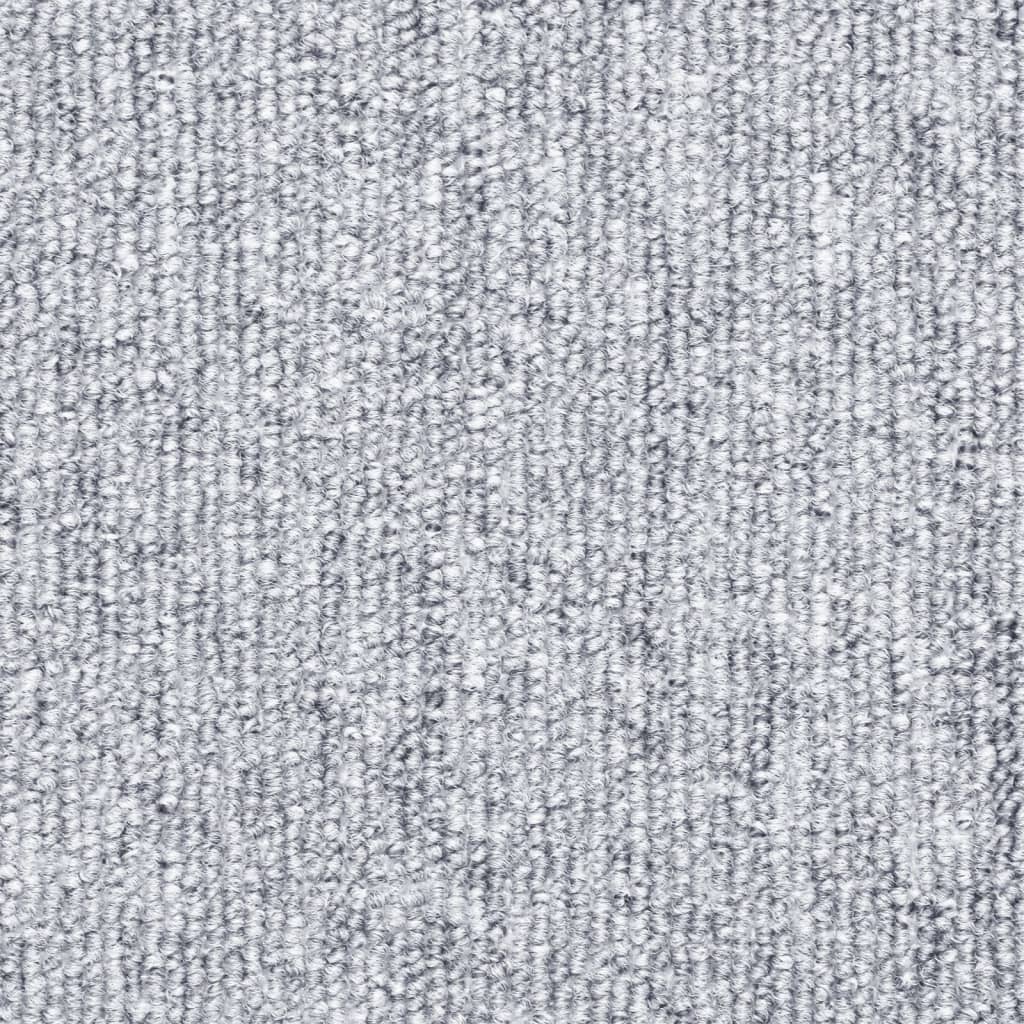 Stair mats 10 pcs 56 x 17 x 3 cm Non-Slip Light Grey