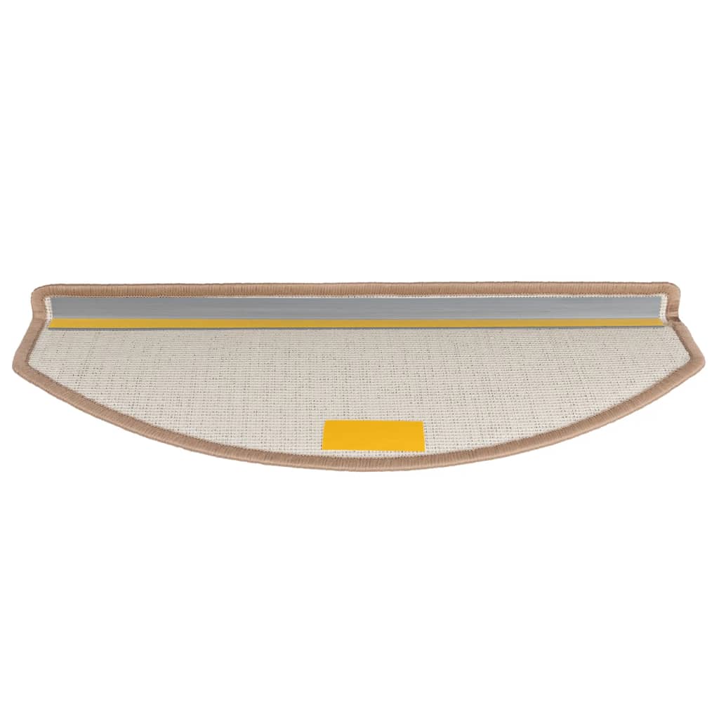 Stair mats 10 pcs 65 x 24 x 4 cm Light Brown