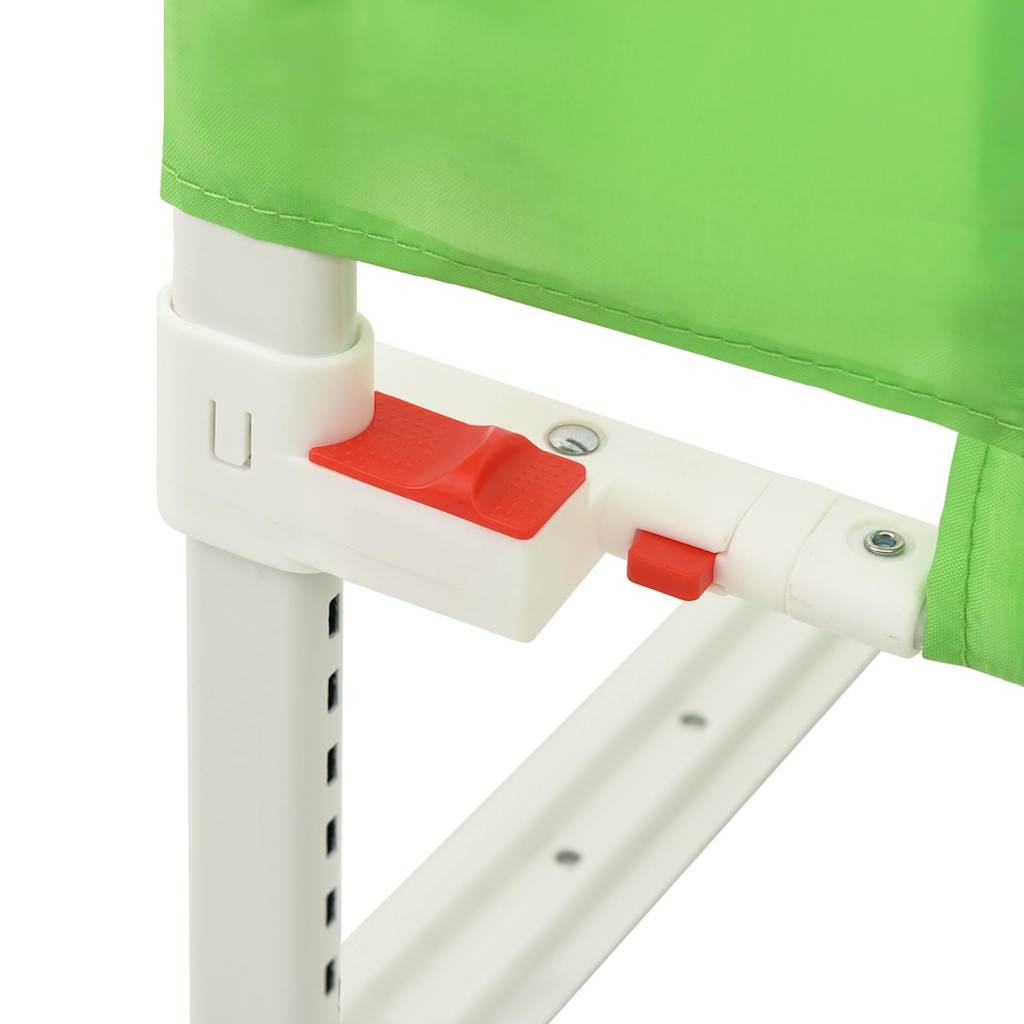 Toddler Safety Bed Rail Green 180x25 cm Fabric