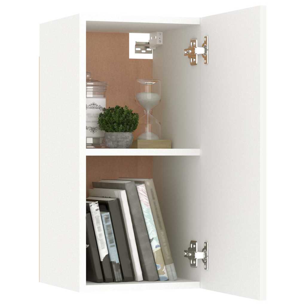 TV Cabinet White 30.5x30x60 cm Engineered Wood