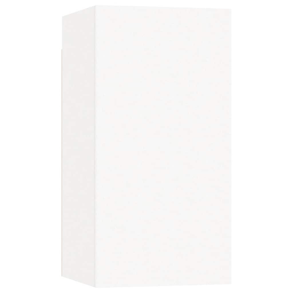 TV Cabinets 2 pcs White 30.5x30x60 cm Engineered Wood