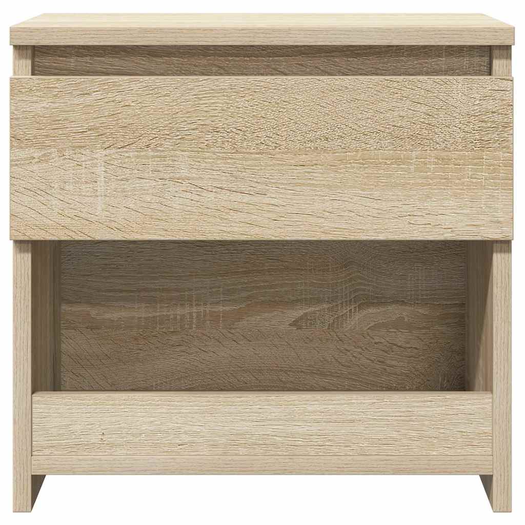 803449 vidaXL Bedside Cabinet Sonoma Oak 40x30x39 cm Engineered Wood