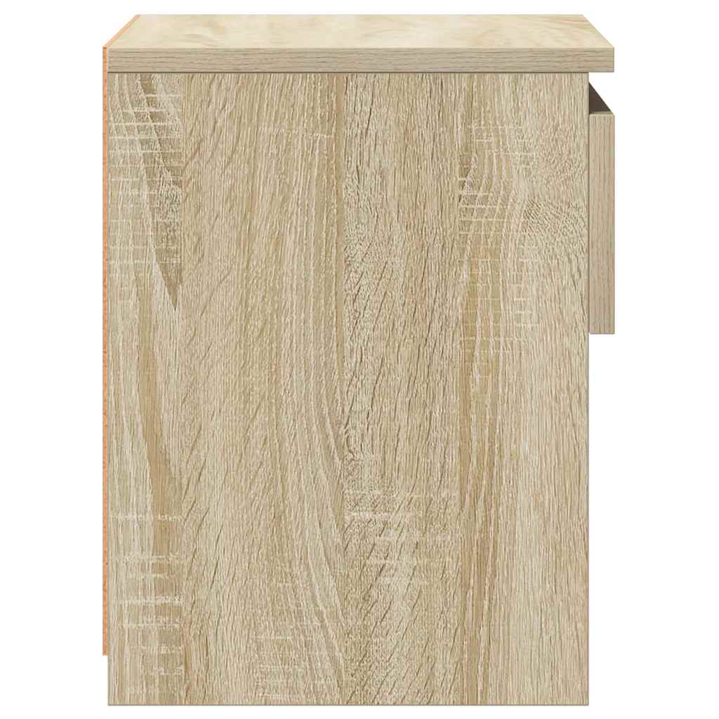 803449 vidaXL Bedside Cabinet Sonoma Oak 40x30x39 cm Engineered Wood