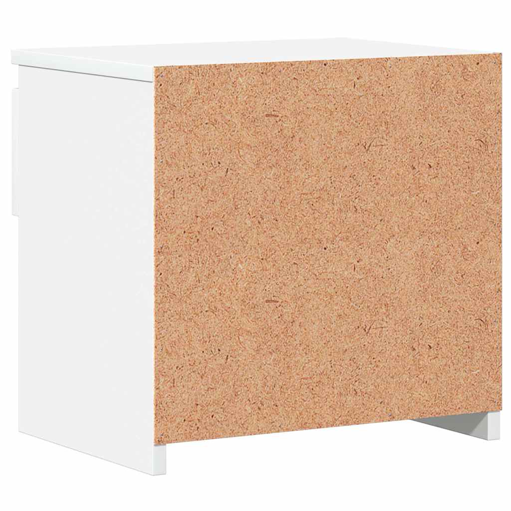 803456 vidaXL Bedside Cabinets 2 pcs High Gloss White 40x30x39 cm Engineered Wood