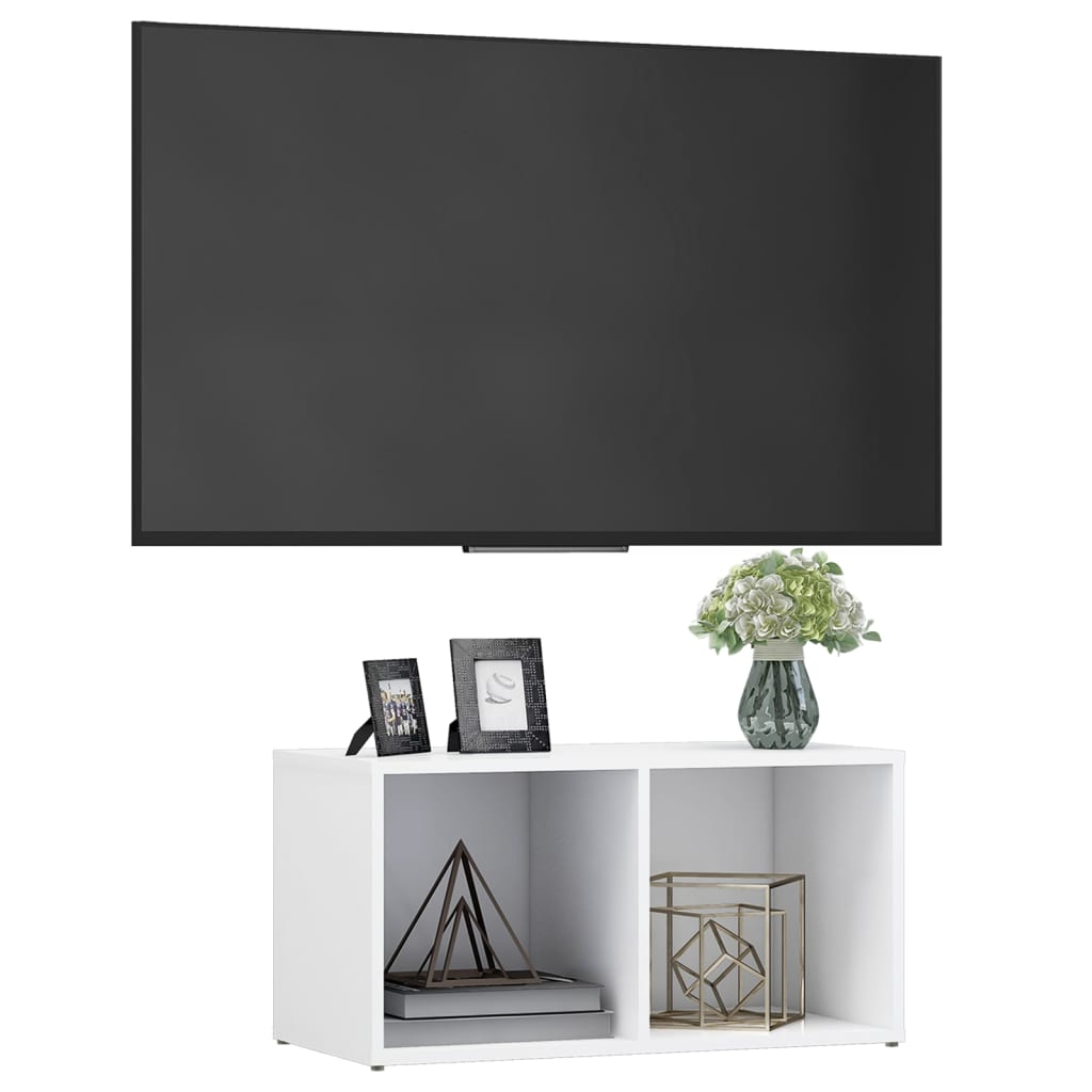 805525 vidaXL TV Cabinet White 72x35x36,5 cm Engineered Wood