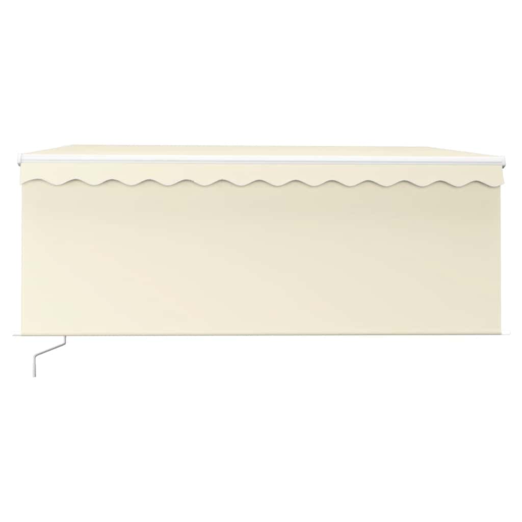 Retractable Awning Cream 3 x 2.5 m Polyester