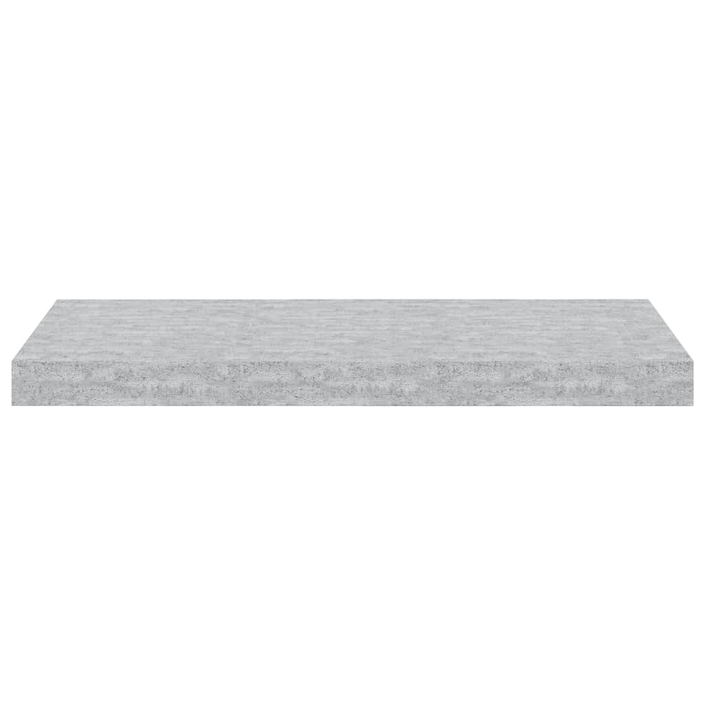 Floating Wall Shelf Concrete Grey 60x23.5x3.8 cm MDF
