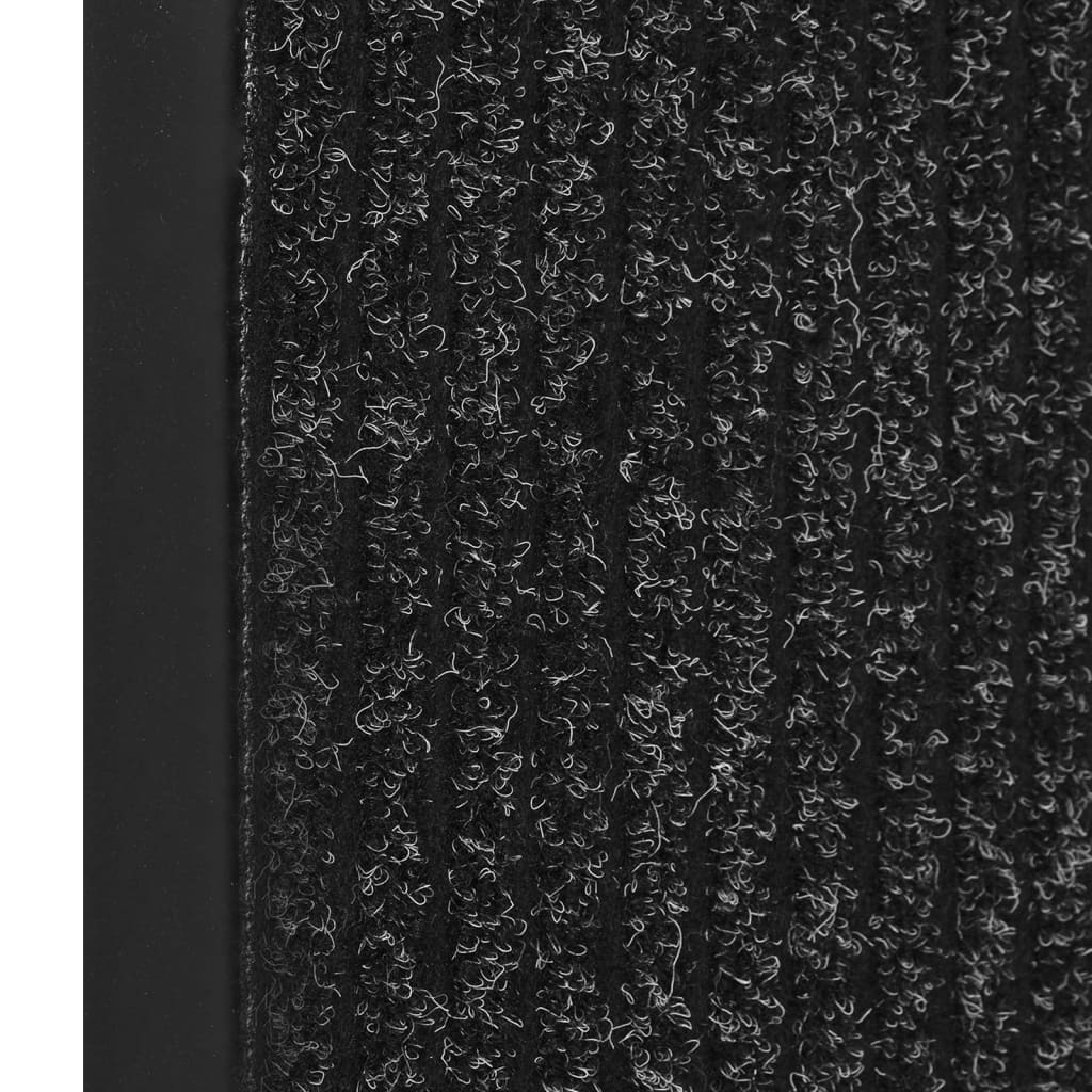 Doormat Striped Anthracite 60x80 cm