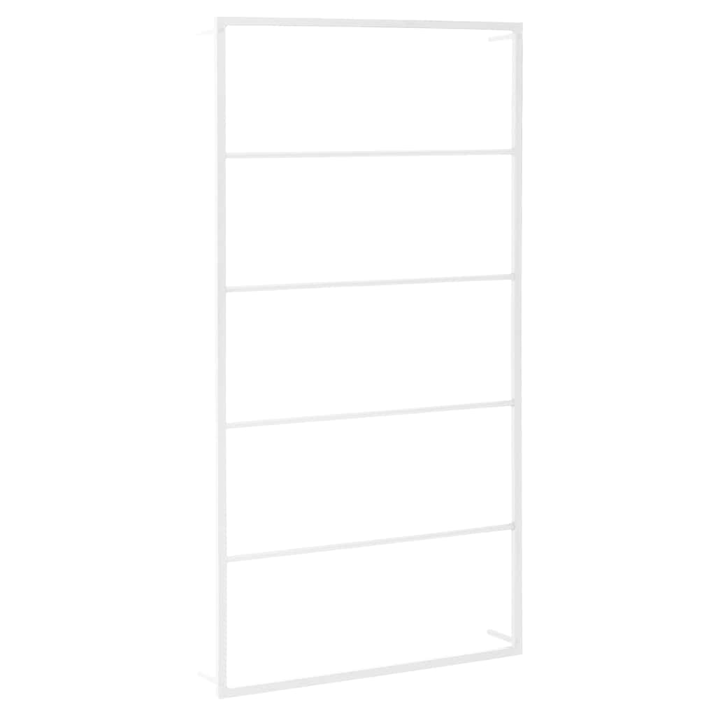 Towel Rack White 60x10x116 cm Steel