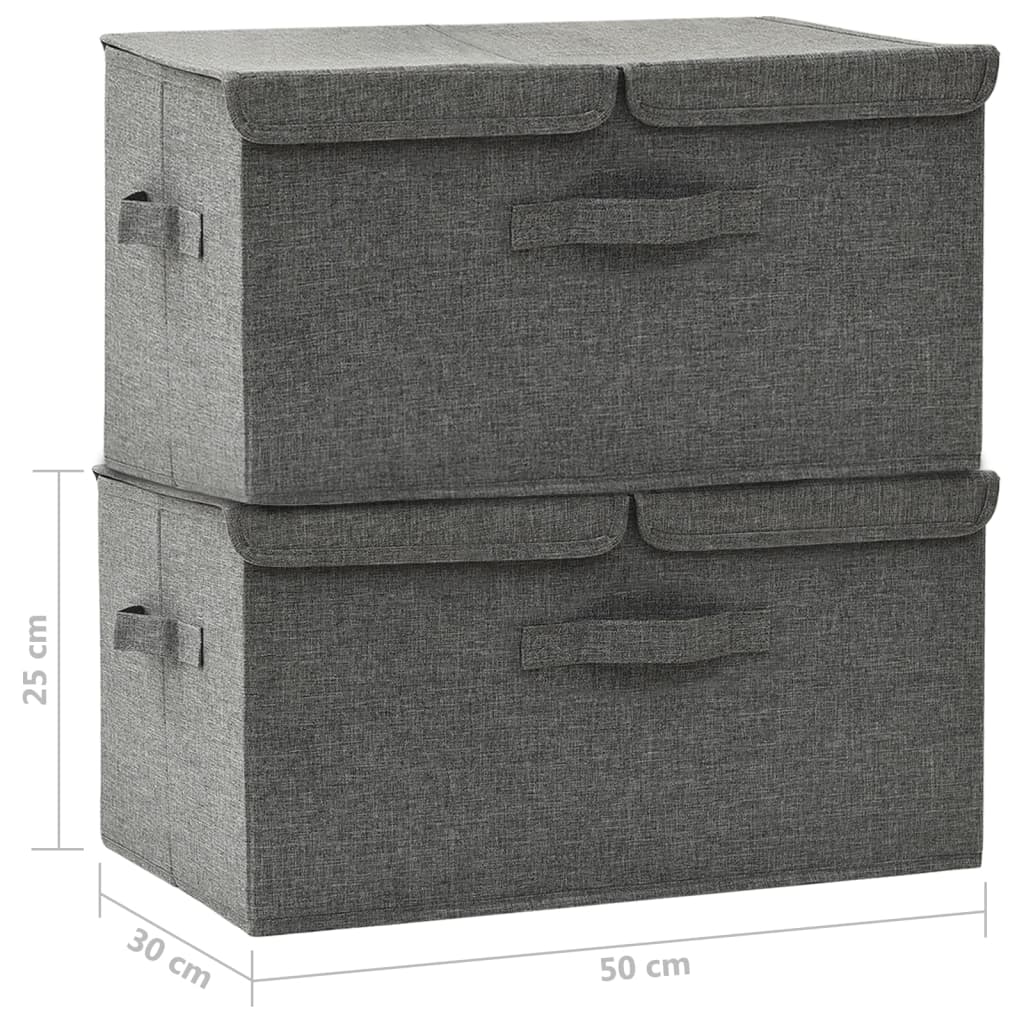Storage boxes Non-woven fabric Anthracite